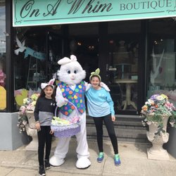On a Whim Gift Boutique - The bunny visit
