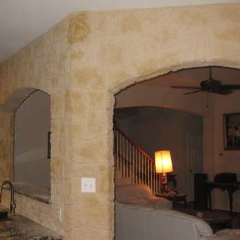 Stone Coat - Indoor stone accents tend to make a house feel more like a home. We can duplicate most natural stone colors to fit your home decor! - Masonry/Concrete Near Me - Addison, Texas
