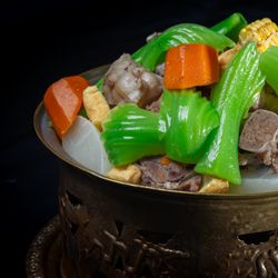 Pork Bone Soup w/Green Mustard