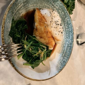 Village Tavern - Hong Kong-Style Chilean Sea Bass - New American Near Me - Raleigh, North Carolina Village Tavern - Hong Kong-Style Chilean Sea Bass - New American Near Me - Raleigh, North Carolina