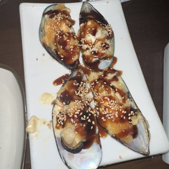 Hello Sushi - Baked A1. Baked Green Mussels(4pcs) - Sushi Bars Near Me - Fullerton, California
