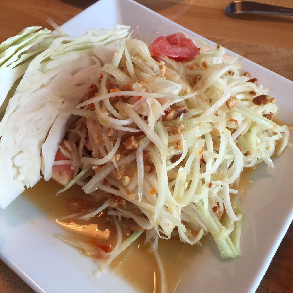 Mint Thai Kitchen - Papaya salad - Thai Near Me - Houston, Texas Mint Thai Kitchen - Papaya salad - Thai Near Me - Houston, Texas