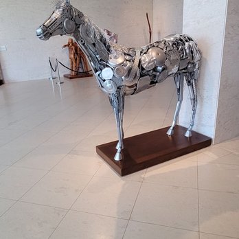 Booth Western Art Museum - Horse sculpture made from scrap - Art Museums Near Me - Cartersville, Georgia Booth Western Art Museum - Horse sculpture made from scrap - Art Museums Near Me - Cartersville, Georgia