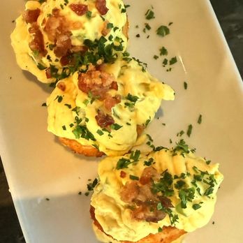 Nick's On State - Deviled eggs fried with bacon - New American Near Me - Carlsbad, California