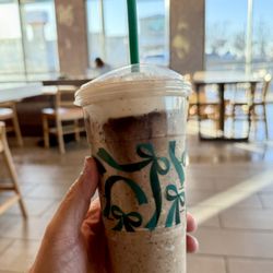 Starbucks - Mocha Cookie Crumble Frappuccino with Banana Cream Cold Foam