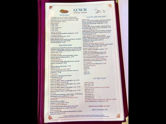 Menu photo 8 Kendall's Cafe Borrego Springs, CA