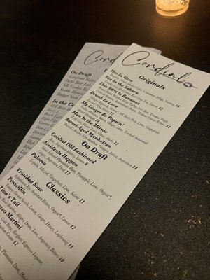 Menu photo 2 Cordial Madison, WI