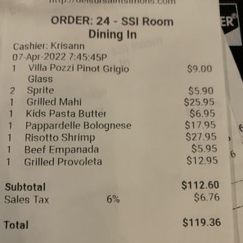 Del Sur Artisan Eats - Some items reasonable, risotto and mahi not worth it. - Steakhouses Near Me - Saint Simons Island, Georgia