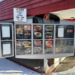 La Sirena Mexican Food - Current menu as of 01/2024