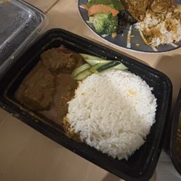 Beef curry with rice Beef curry with rice