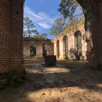 Old Sheldon Church Ruins - Another view - Landmarks & Historical Buildings Near Me - Yemassee, South Carolina Old Sheldon Church Ruins - Another view - Landmarks & Historical Buildings Near Me - Yemassee, South Carolina