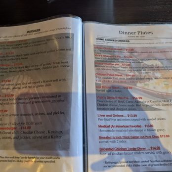Vick's Vittles Country Kitchen - Menu - American Near Me - Albuquerque, New Mexico
