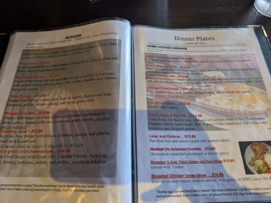 Menu photo 3 Vick's Vittles Country Kitchen Albuquerque, NM