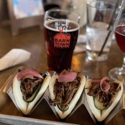 Barn Town Brewing - Brisket Bao Buns!