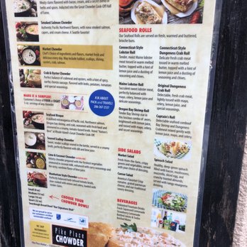 Pike Place Chowder - Menu - Seafood Near Me - Seattle, Washington Pike Place Chowder - Menu - Seafood Near Me - Seattle, Washington