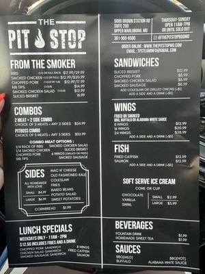 Menu photo 6 The Pit Stop Upper Marlboro, MD