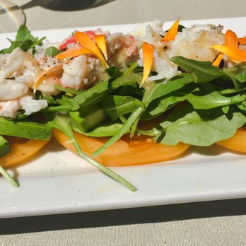The Oyster Bar - King crab salad with truffle vinegrette - Seafood Near Me - Bow, Washington