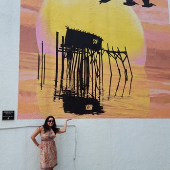City of Cedar Key - Mural immortalizing a long gone iconic abandoned building - Local Flavor Near Me - Cedar Key, Florida City of Cedar Key - Mural immortalizing a long gone iconic abandoned building - Local Flavor Near Me - Cedar Key, Florida
