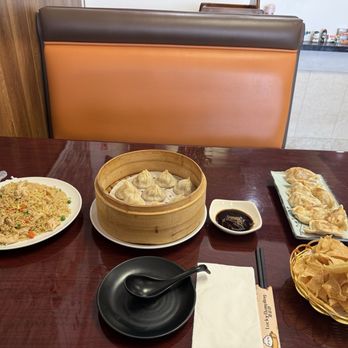 Lucky Dumpling - 8 Pork Xiao Long Bao Chicken Fried Rice 10 Pork Celery Dumplings Crispy Noodles with Sweet & Sour Sauce - Chinese Near Me - Rancho Cucamonga, California Lucky Dumpling - 8 Pork Xiao Long Bao Chicken Fried Rice 10 Pork Celery Dumplings Crispy Noodles with Sweet & Sour Sauce - Chinese Near Me - Rancho Cucamonga, California