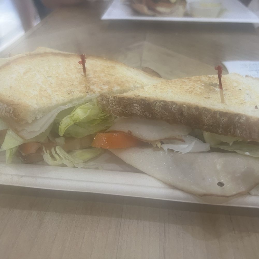 Las Olas Cafe - A turkey panini - Cuban Near Me - Miami Beach, Florida