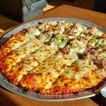 Parkway Pizza - Half supreme, half dbl chz,dbl pep.. - Pizza Near Me - St Louis Park, Minnesota Parkway Pizza - Half supreme, half dbl chz,dbl pep.. - Pizza Near Me - St Louis Park, Minnesota