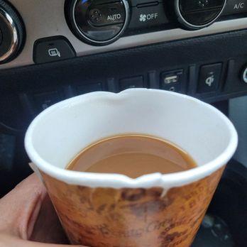 Las Palapas - Damaged cup. Would check these out before handing them out. - Mexican Near Me - Boerne, Texas