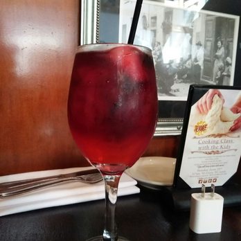 Cafe Fiore - Red sangria on happy hour. - Italian Near Me - Ventura, California Cafe Fiore - Red sangria on happy hour. - Italian Near Me - Ventura, California