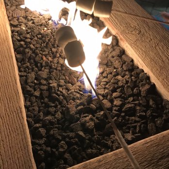 La Serena Villas - Making s'mores on the fire pit - Hotels Near Me - Palm Springs, California La Serena Villas - Making s'mores on the fire pit - Hotels Near Me - Palm Springs, California
