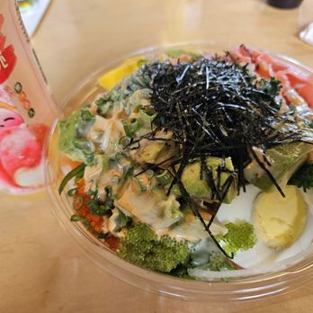 The Okipoké - Double salmon with everything. - Japanese Near Me - Westford, Massachusetts The Okipoké - Double salmon with everything. - Japanese Near Me - Westford, Massachusetts