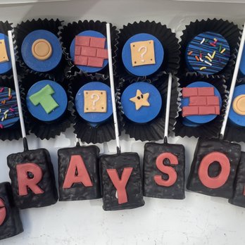Sleepy Teepee party - She even got these cute custom treats that matched our Super Mario theme! - Party & Event Planning Near Me
