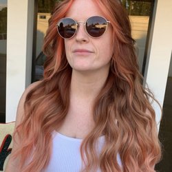 Cherry Bombed Beauty - Peach balayage