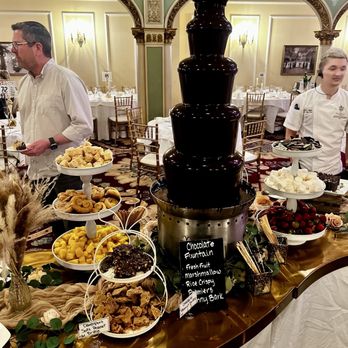 Palm Court Grill - chocolate fountain - New American Near Me - Spokane, Washington