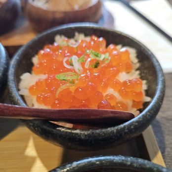Sushi Pro - Close-up of Ikura with rice - Japanese Near Me - San Jose, California