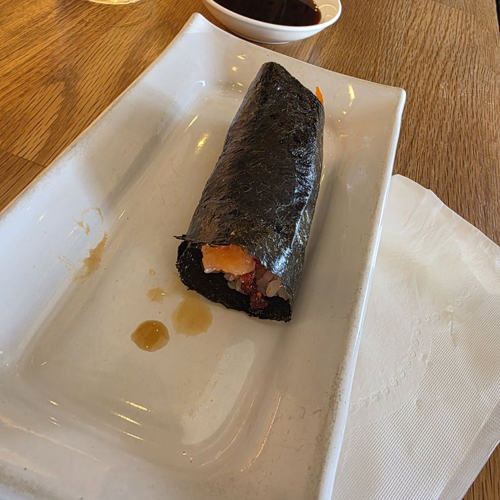 Temaki Bar Sushi - Salmon handroll - Sushi Bars Near Me - Encinitas, California Temaki Bar Sushi - Salmon handroll - Sushi Bars Near Me - Encinitas, California