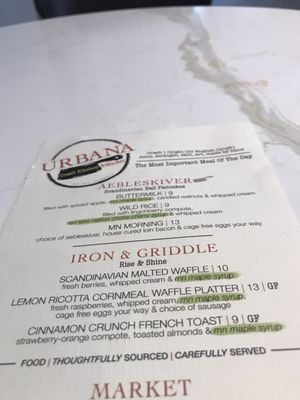 Menu photo 7 Urbana Craeft Kitchen Bloomington, MN