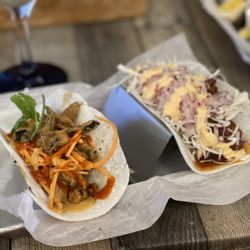 Pacific Coast Tacos - Thai chili chicken & bang bang shrimp