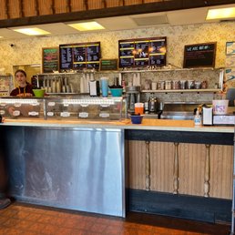 a man behind the counter