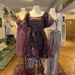 Wildflower Collective - shop display, love the rosey tones
