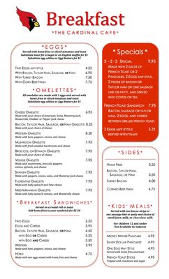 Menu photo 1 Cardinal Cafe Pompton Lakes, NJ