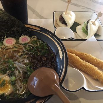 JY Ramen - Ramen with tempura shrimp and boa buns with pork belly - Ramen Near Me - San Antonio, Texas JY Ramen - Ramen with tempura shrimp and boa buns with pork belly - Ramen Near Me - San Antonio, Texas