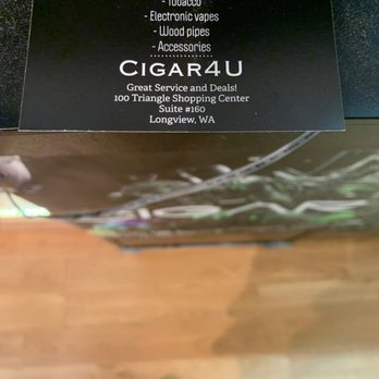 Cigar 4 U - Back of Business card - Tobacco Shops Near Me - Longview, Washington Cigar 4 U - Back of Business card - Tobacco Shops Near Me - Longview, Washington