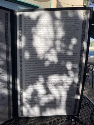 Menu photo 4 Cenote Grill Escondido, CA
