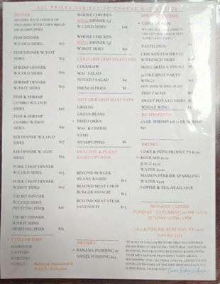 Menu photo 1 The Fire Spot Restaurant Buffalo, NY Menu photo 1 The Fire Spot Restaurant Buffalo, NY
