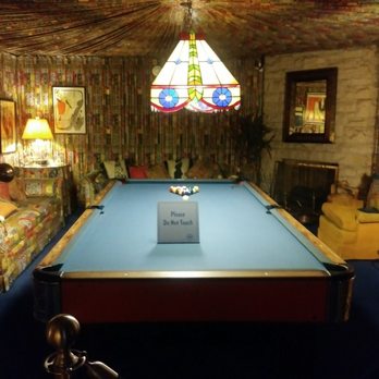 Graceland - The pool room decorated with full tuft fabric on the ceiling - Museums Near Me - Memphis, Tennessee
