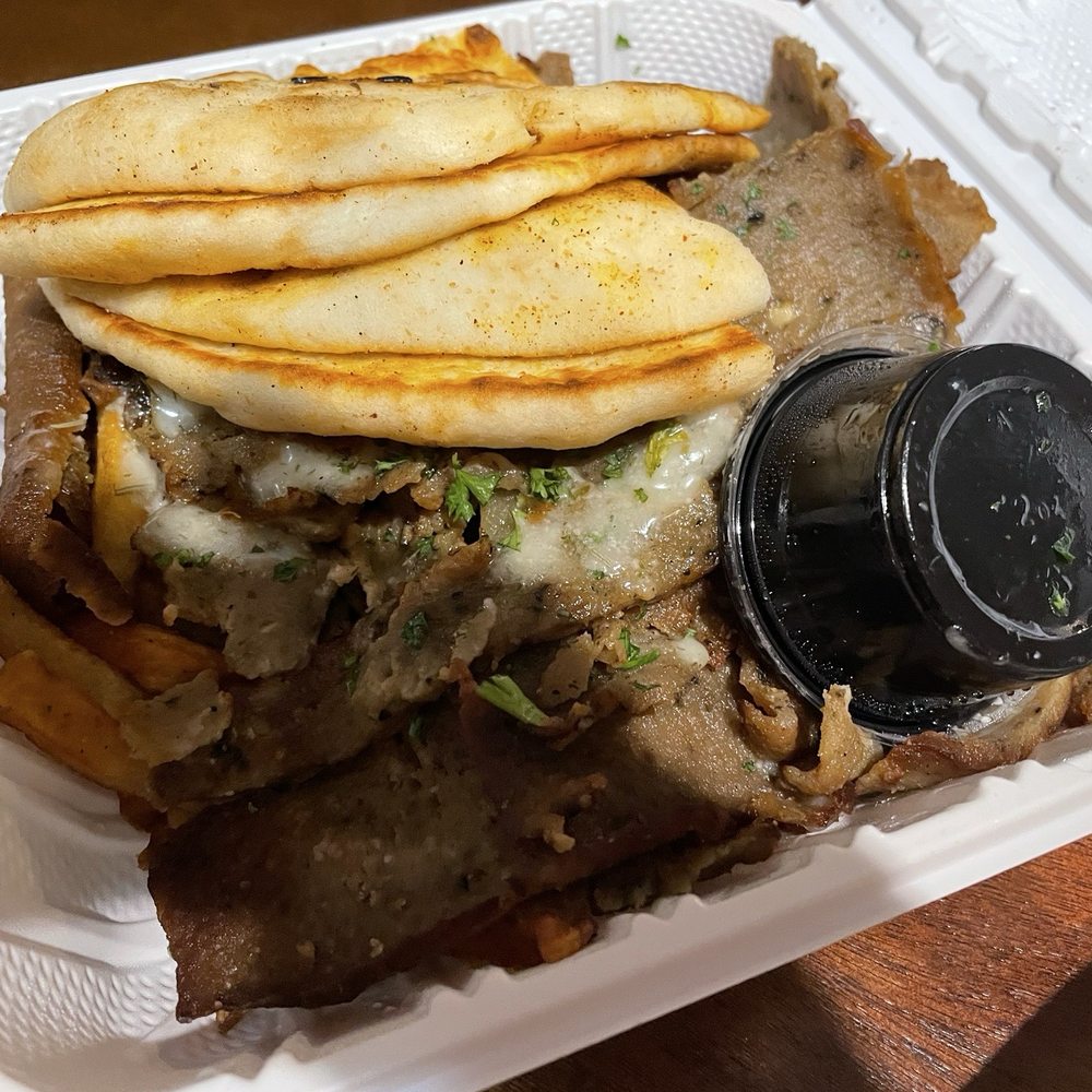 Mr. Souvlaki - Gyro (lamb & beef) Platter - Greek Near Me - Forest Hill, Maryland