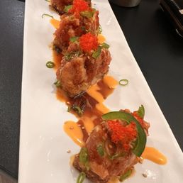 Crispy rice with tuna