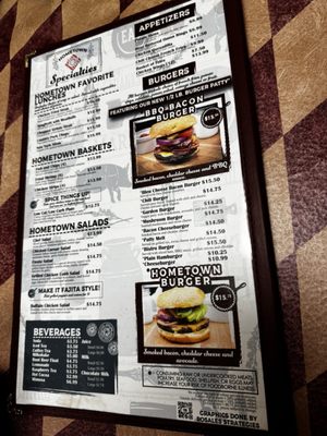 Menu photo 2 Hometown Cafe Reno, NV