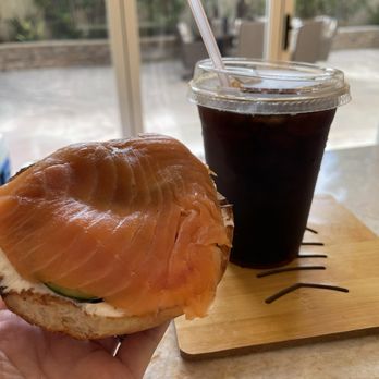 Bagels Tea - LOX SPECIALS (Served Open-faced) Americano - Coffee & Tea Near Me - Huntington Beach, California Bagels Tea - LOX SPECIALS (Served Open-faced) Americano - Coffee & Tea Near Me - Huntington Beach, California