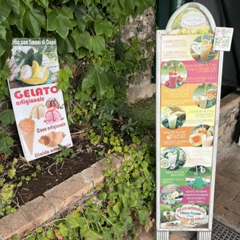 Chiosco Tizzano - Slush menu - Desserts Near Me - Capri, NA