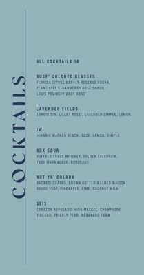 Menu photo 6 SiX Tampa Tampa, FL Menu photo 6 SiX Tampa Tampa, FL